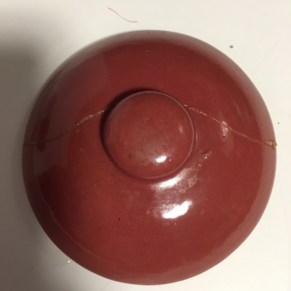 UHL POTTERY CROCK BOWL WITH LID REPLACEMENT BEAN POT  VTG. - Picture 6 of 9